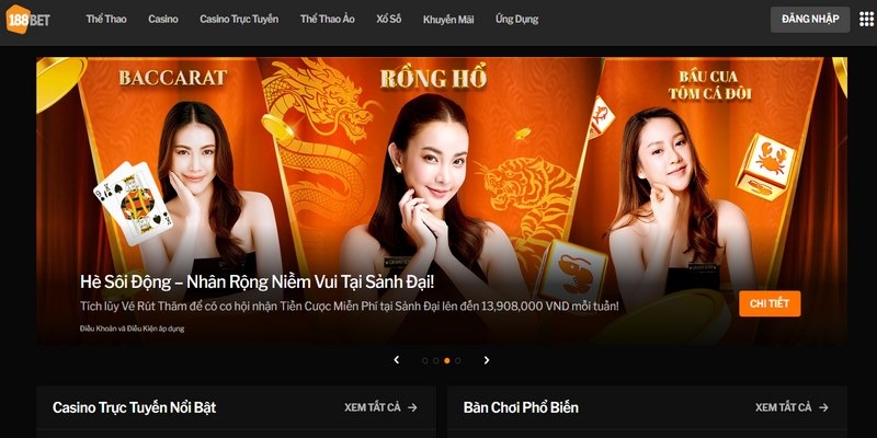 Những sản phẩm cực kỳ ấn tượng có được ở 188Bet