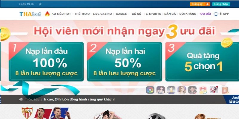 Nhà cái Thabet nổi tiếng với sản phẩm cược đỉnh cao